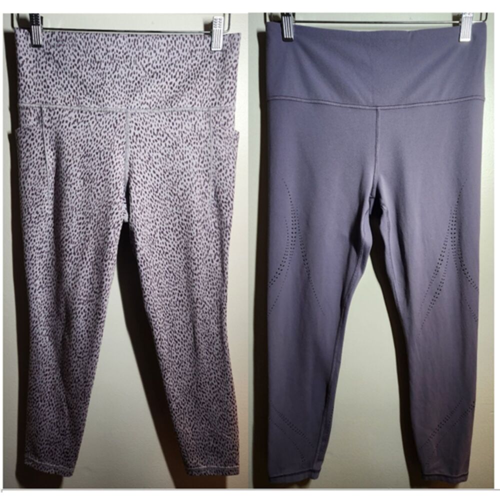BUNDLE Athleta Salutation & Elation 2 Pieces Cropped Legging, Size Medium